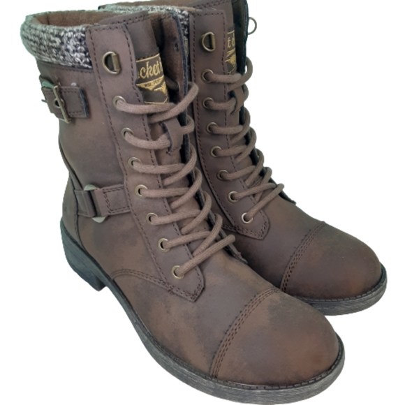 Rocket Dog Shoes Rocketdog Thunder Distressed Boots Womans Size 85